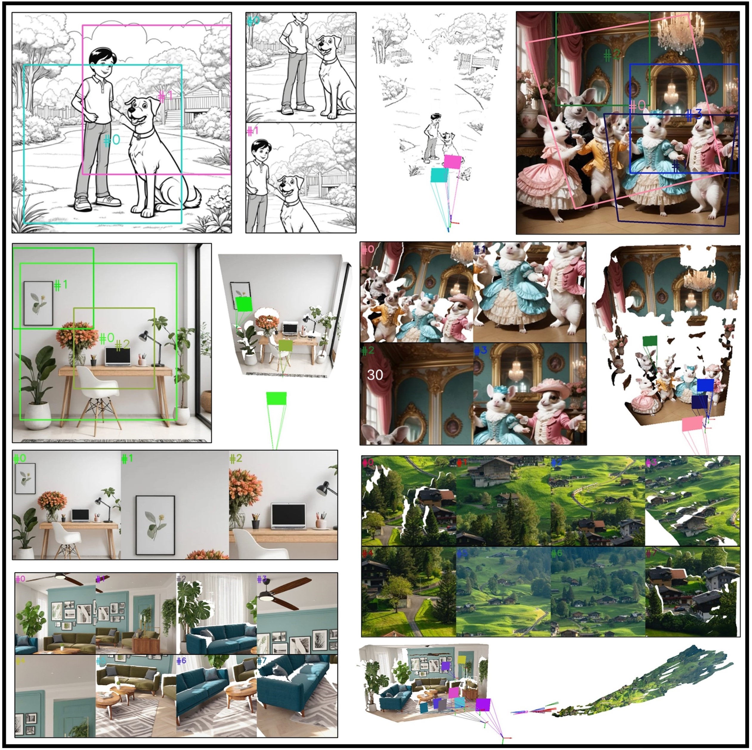 Puzzles: Unbounded Video-Depth Augmentation for Scalable End-to-End 3D Reconstruction
